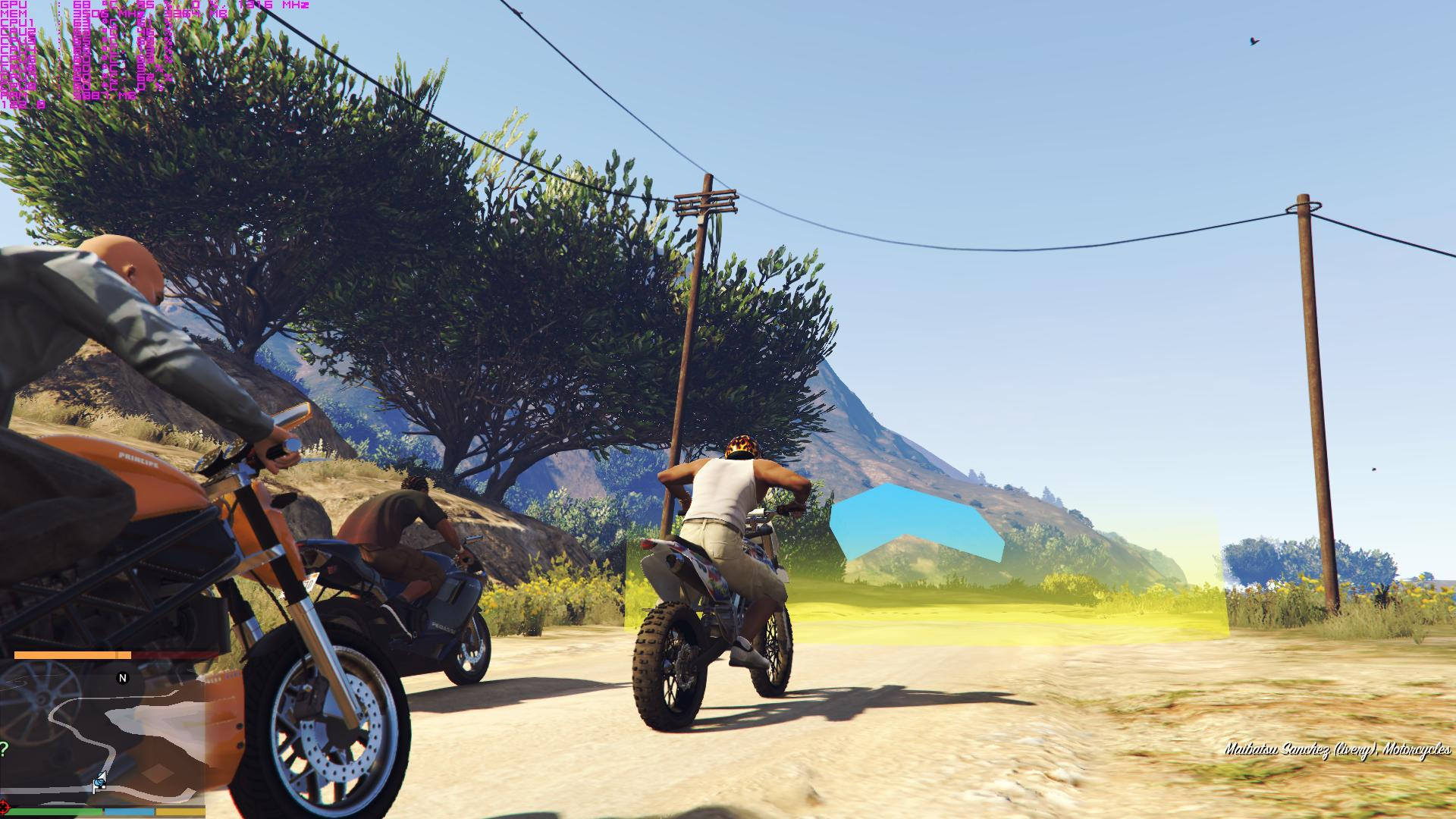 gta 5 mountain bike race